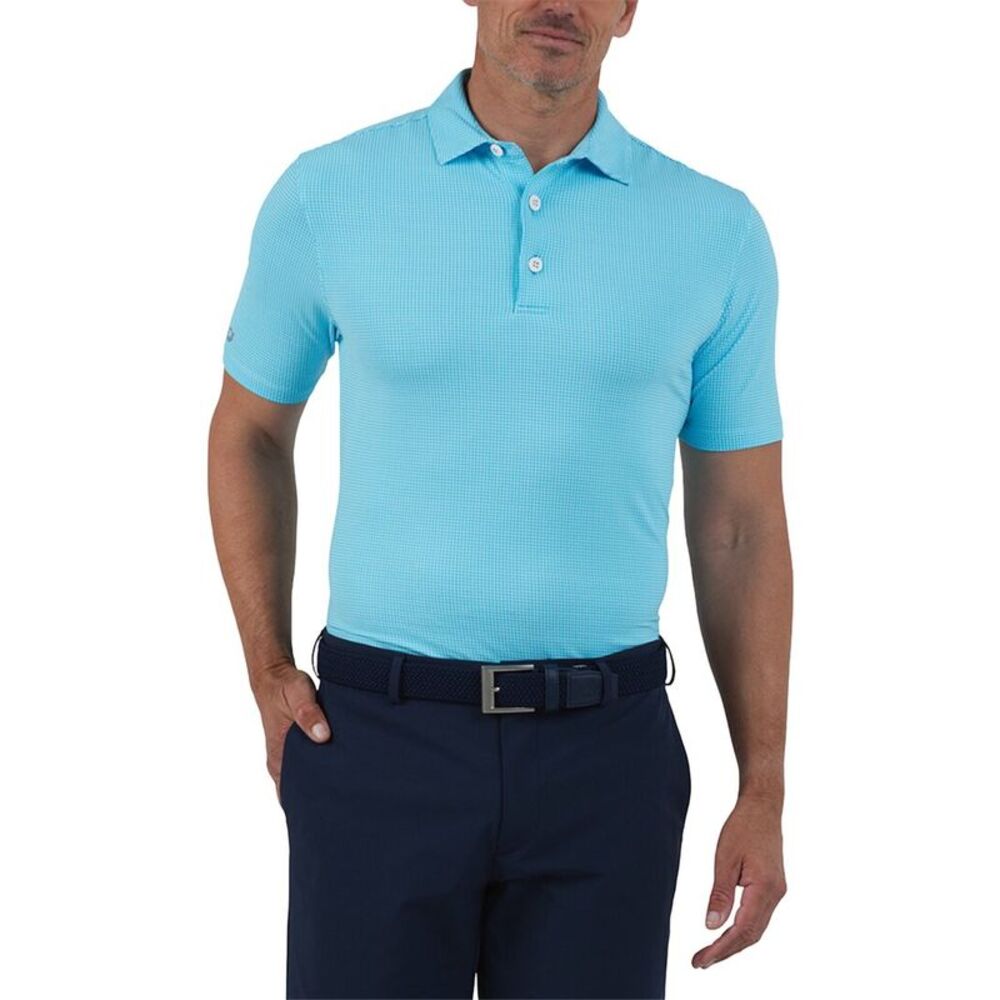 Ibkul Mens  Polo Shirt, Blue